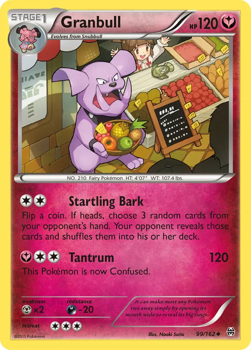 Granbull (99/162) [XY: BREAKthrough] - Pokemon Single
