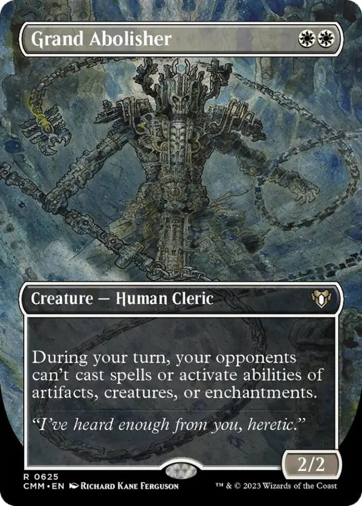 Grand Abolisher (Borderless Alternate Art) [Commander Masters] - MTG Single