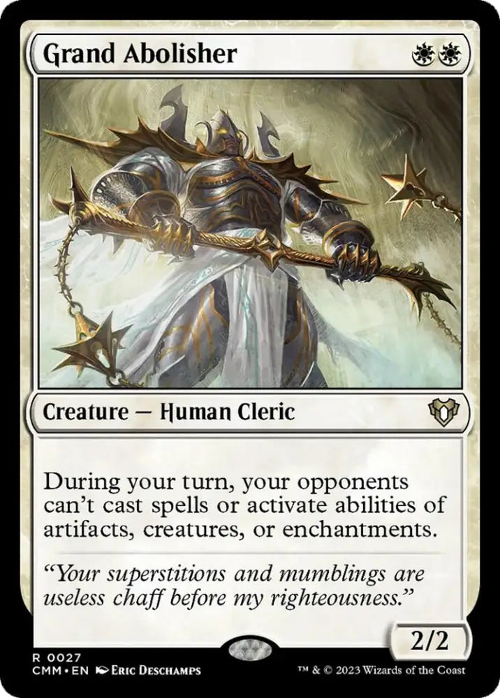 Grand Abolisher [Commander Masters] - MTG Single