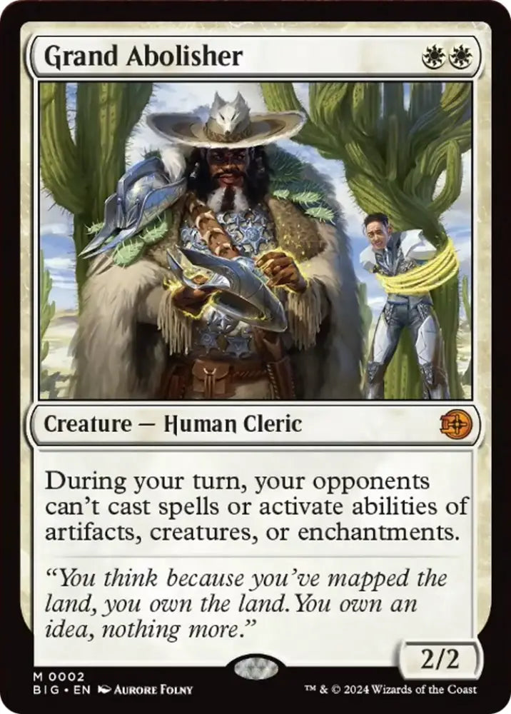 Grand Abolisher [Outlaws of Thunder Junction: The Big Score] - MTG Single