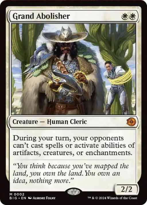 Grand Abolisher [Outlaws of Thunder Junction: The Big Score] - MTG Single