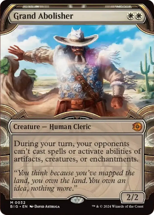 Grand Abolisher (Showcase) [Outlaws of Thunder Junction: The Big Score] - MTG Single