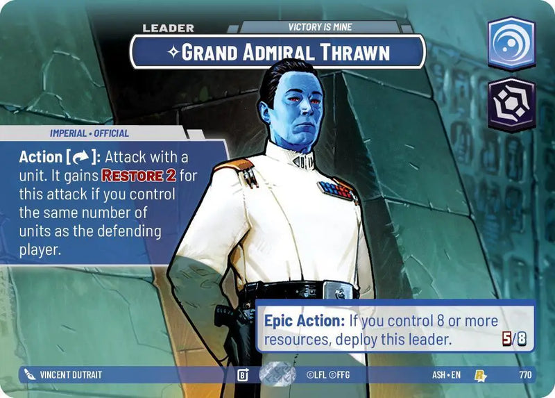 Grand Admiral Thrawn - Victory is Mine (Showcase) (770) [Ashes of the Empire]