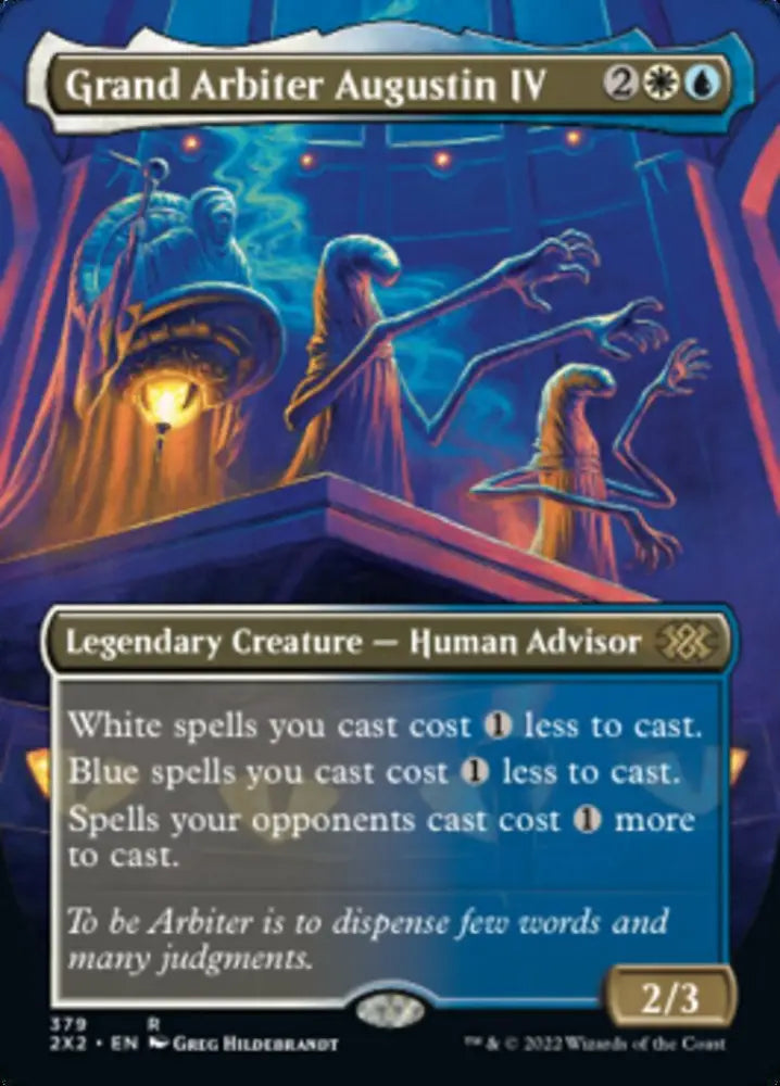 Grand Arbiter Augustin IV (Borderless Alternate Art) [Double Masters 2022] - MTG Single