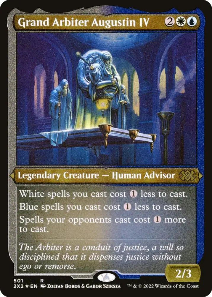 Grand Arbiter Augustin IV (Foil Etched) [Double Masters 2022] - MTG Single