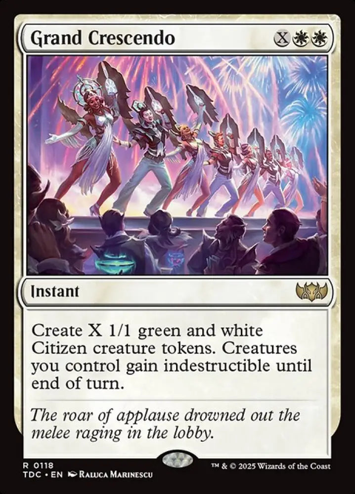 Grand Crescendo (118) [Tarkir: Dragonstorm Commander]