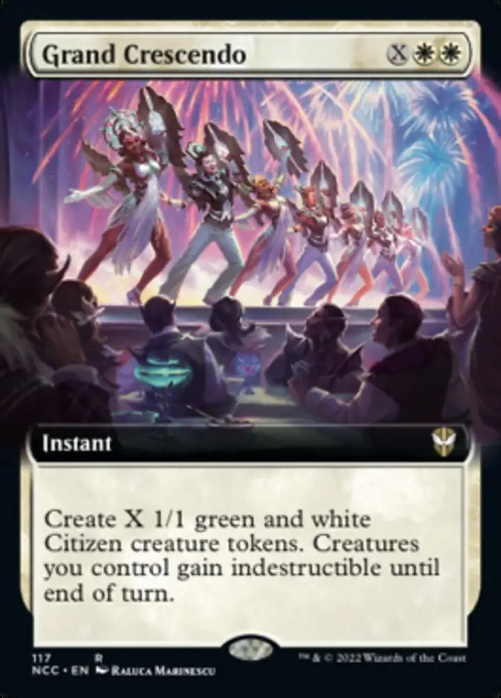 Grand Crescendo (Extended Art) [Streets of New Capenna Commander] - MTG Single