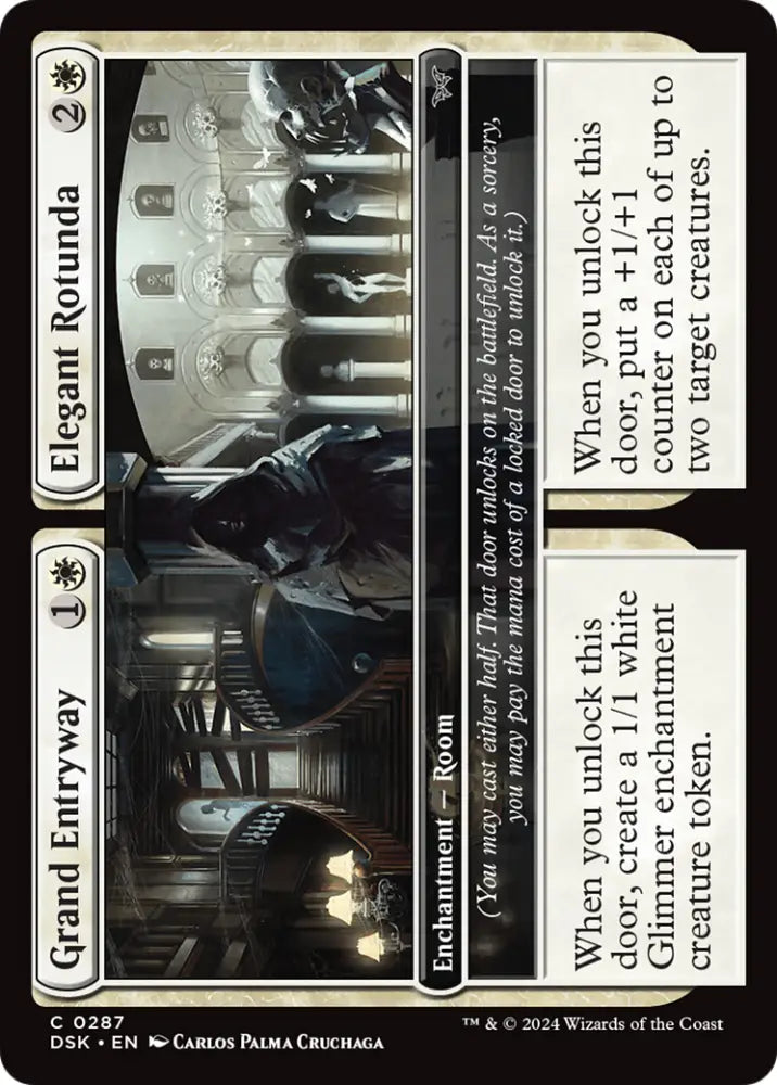 Grand Entryway // Elegant Rotunda (0287) [Duskmourn: House of Horror] - MTG Single