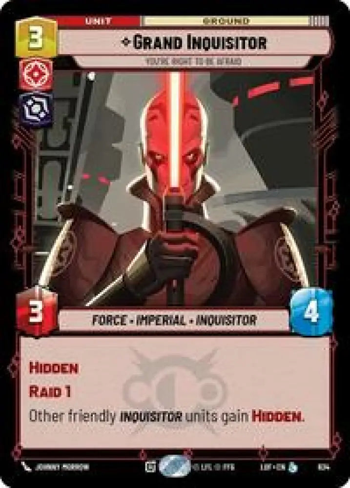Grand Inquisitor - You're Right to Be Afraid (Foil) (634) [Legends of the Force]