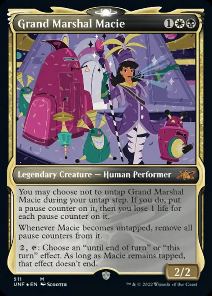 Grand Marshal Macie (Showcase) (Galaxy Foil) [Unfinity] - MTG Single