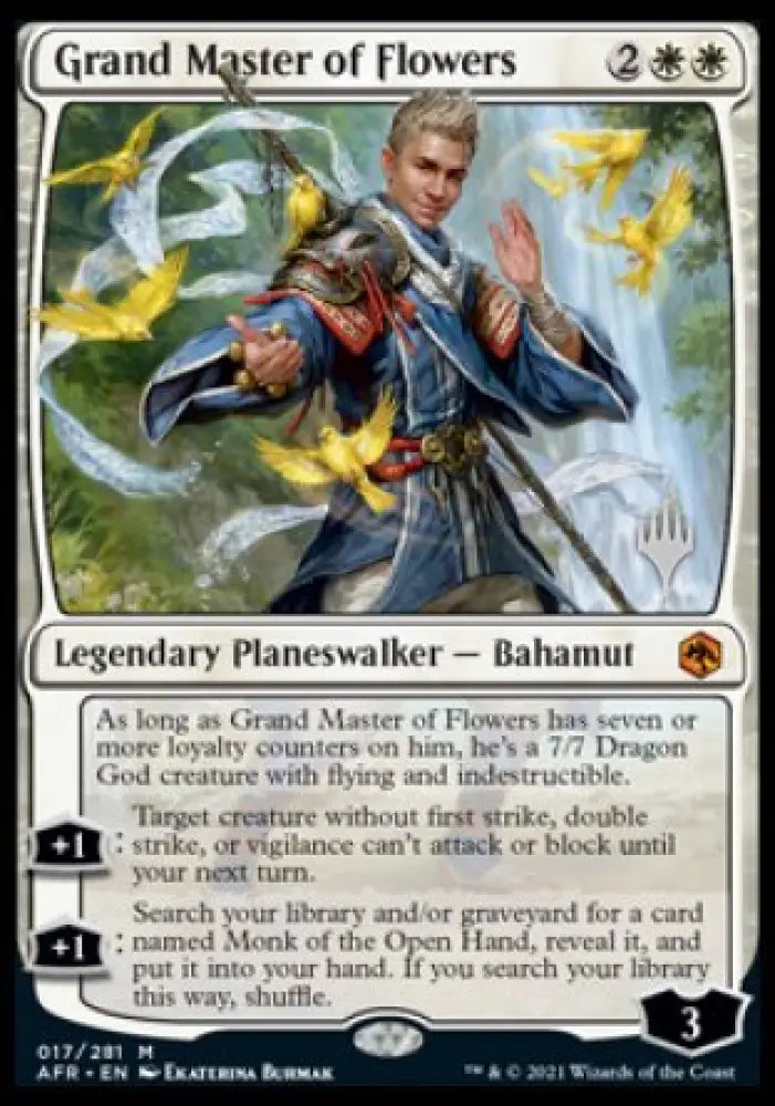 Grand Master of Flowers (Promo Pack) [Dungeons & Dragons: Adventures in the Forgotten Realms Promos] - MTG Single