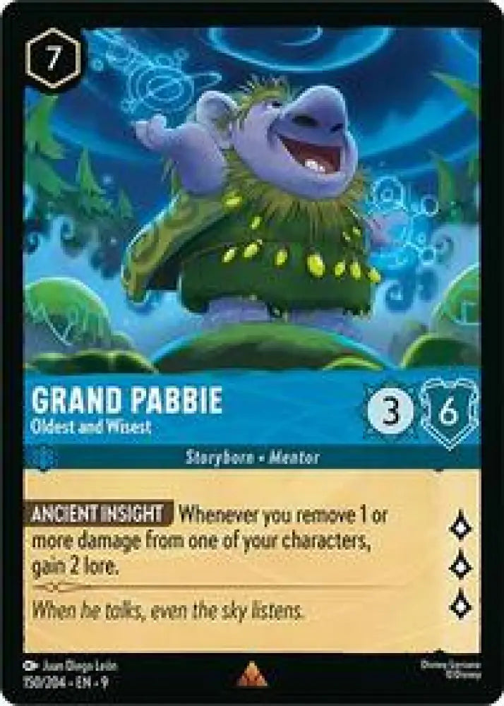 Grand Pabbie - Oldest and Wisest (150/204) [Fabled]