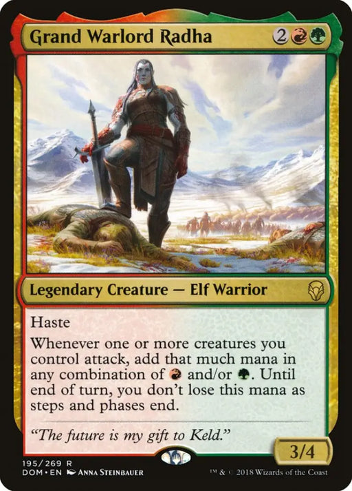 Grand Warlord Radha [Dominaria] - MTG Single