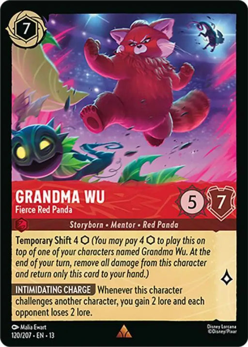 Grandma Wu - Fierce Red Panda (120/204) [Attack of the Vine!]