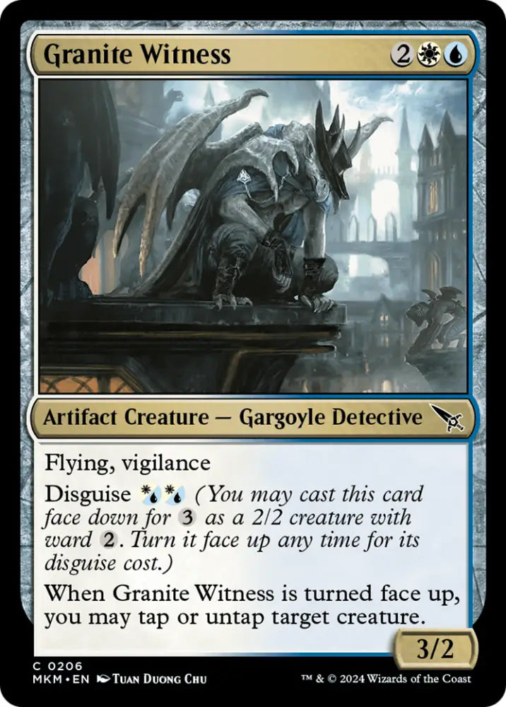 Granite Witness [Murders at Karlov Manor] - MTG Single