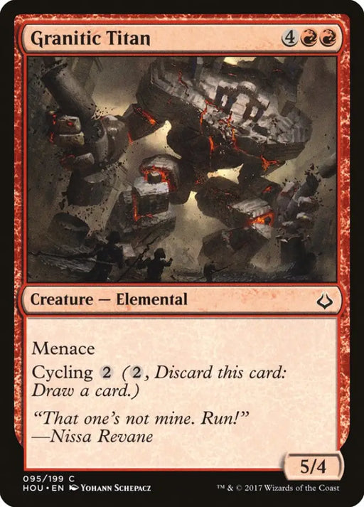 Granitic Titan [Hour of Devastation] - MTG Single