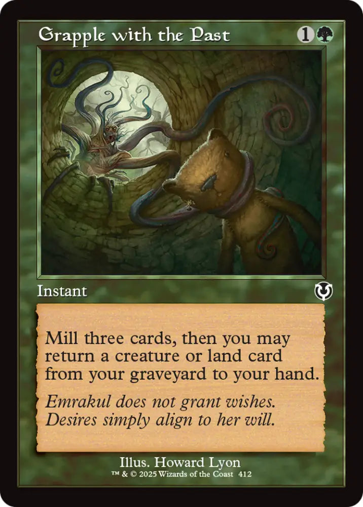 Grapple with the Past (Retro Frame) [Innistrad Remastered] - MTG Single