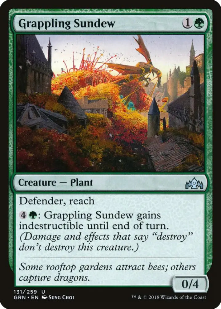 Grappling Sundew [Guilds of Ravnica] - MTG Single