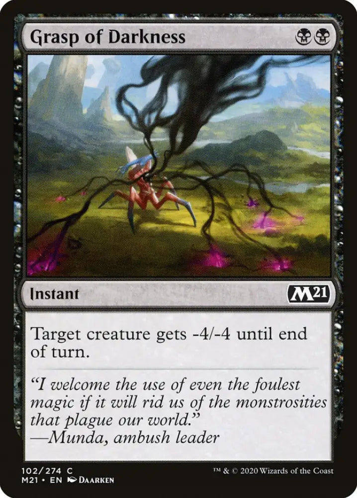 Grasp of Darkness [Core Set 2021] - MTG Single