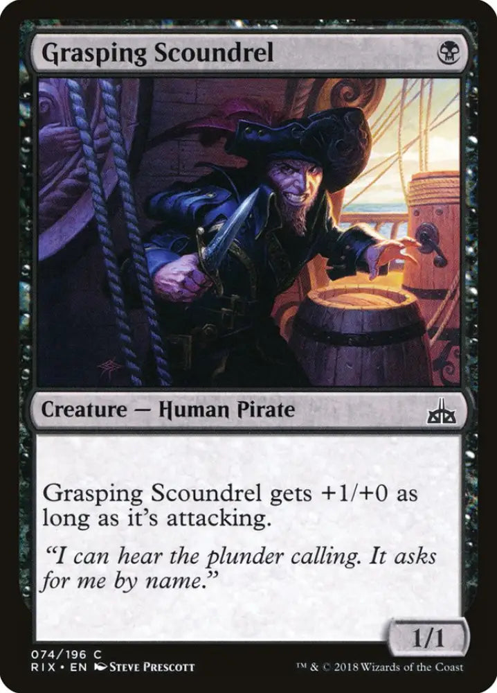 Grasping Scoundrel [Rivals of Ixalan] - MTG Single