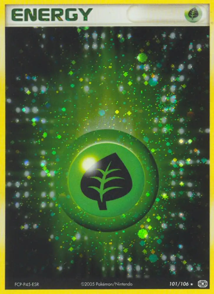 Grass Energy (101/106) [EX: Emerald] - Pokemon Single