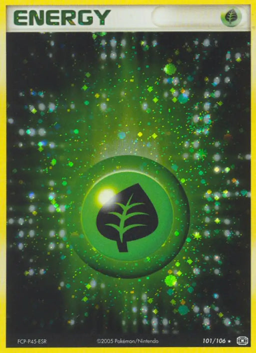 Grass Energy (101/106) [EX: Emerald] - Pokemon Single