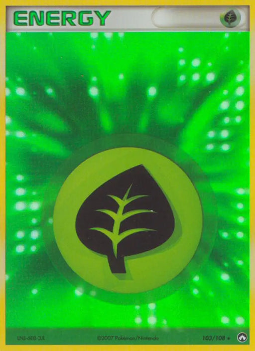 Grass Energy (103/108) [EX: Power Keepers] - Pokemon Single