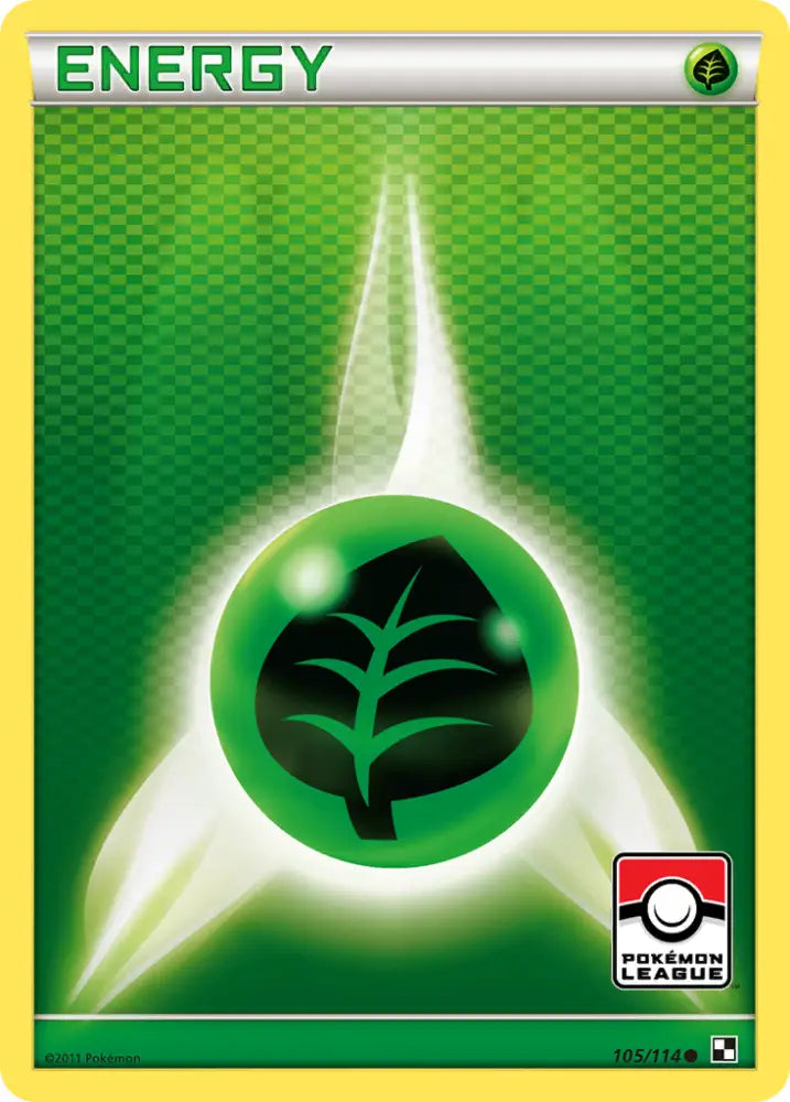 Grass Energy (105/114) [Black & White: Base Set] - Pokemon Single