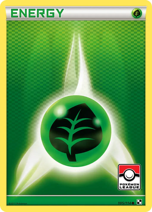 Grass Energy (105/114) [Black & White: Base Set] - Pokemon Single