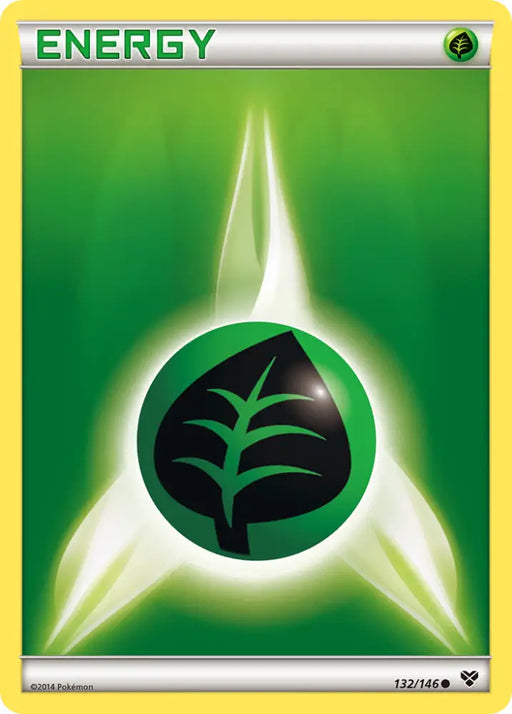 Grass Energy (132/146) [XY: Base Set] - Pokemon Single