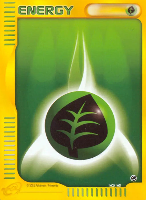 Grass Energy (162/165) [Expedition: Base Set] - Pokemon Single
