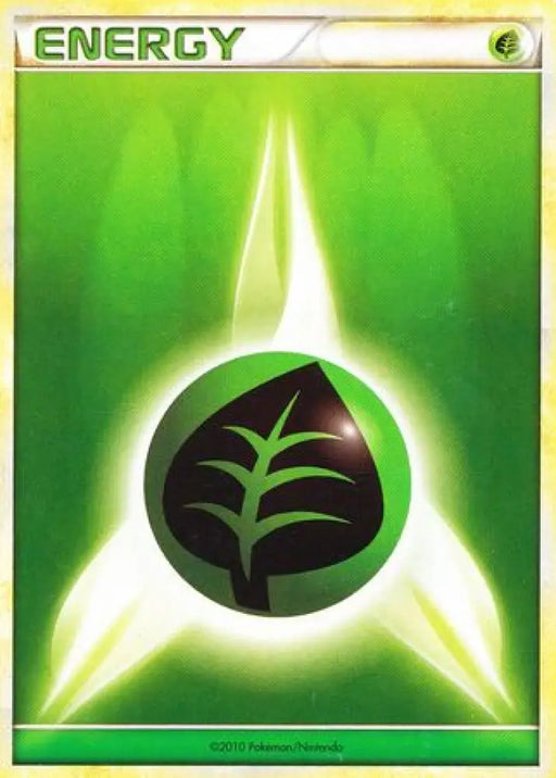 Grass Energy (2010 Unnumbered HGSS Style) [League & Championship Cards] - Pokemon Single
