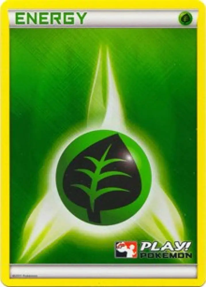 Grass Energy (2011 Play Pokemon Promo) [League & Championship Cards] - Pokemon Single