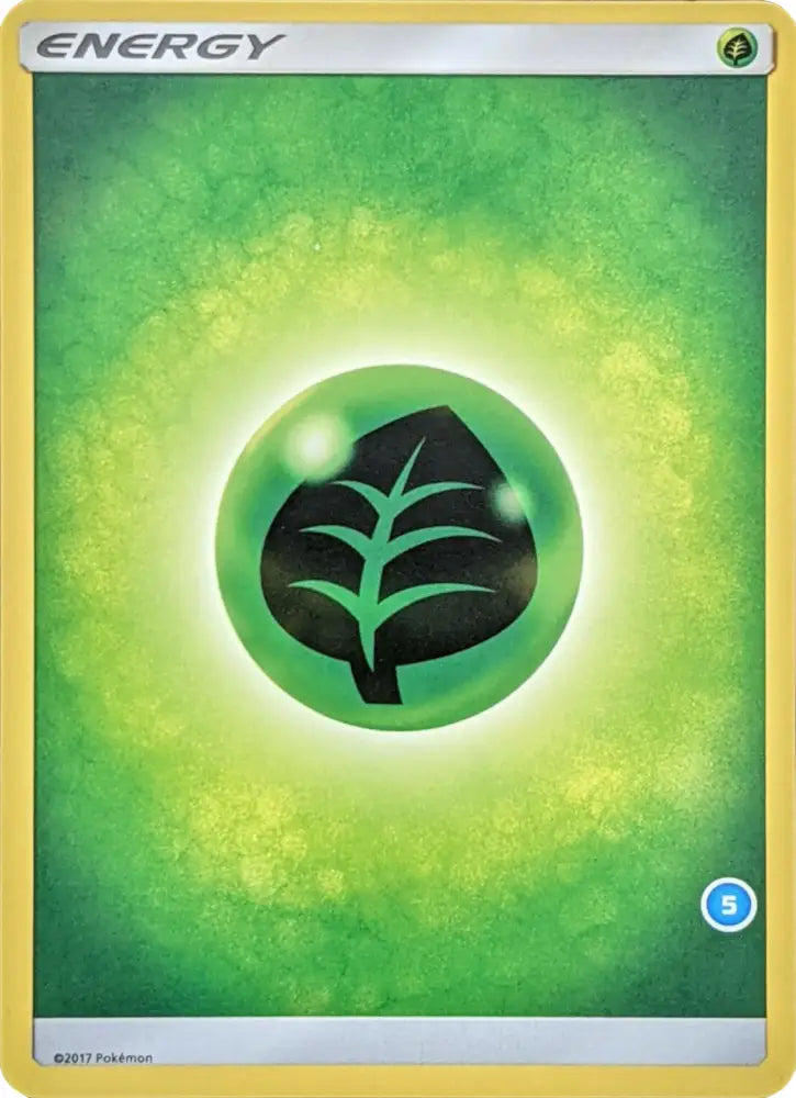 Grass Energy (Deck Exclusive #5) [Sun & Moon: Trainer Kit - Alolan Ninetales] - Pokemon Single