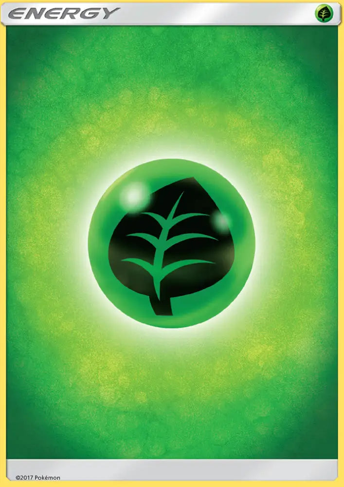 Grass Energy [Sun & Moon: Base Set] - Pokemon Single