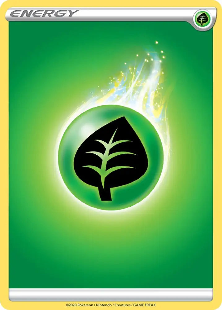 Grass Energy [Sword & Shield: Base Set] - Pokemon Single