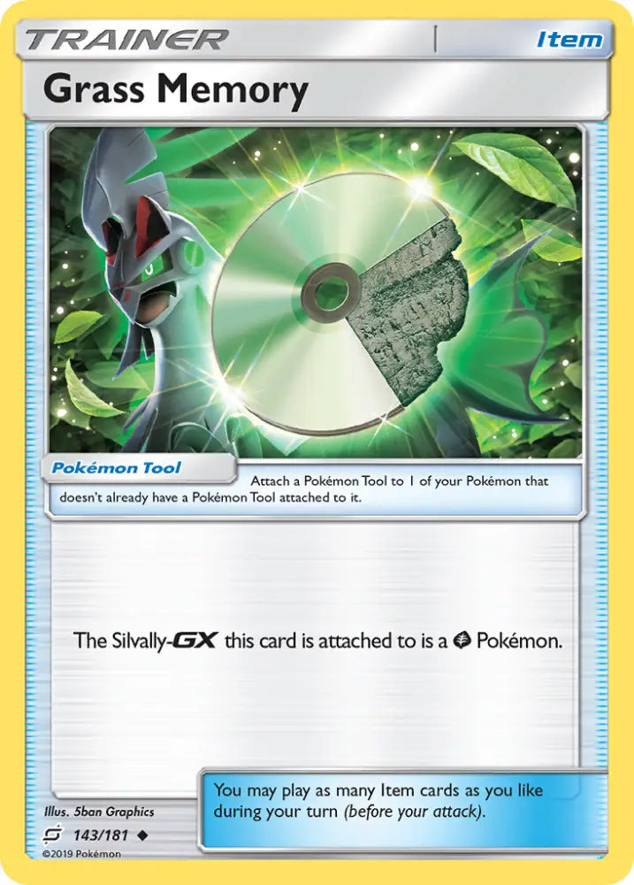Grass Memory (143/181) [Sun & Moon: Team Up] - Pokemon Single