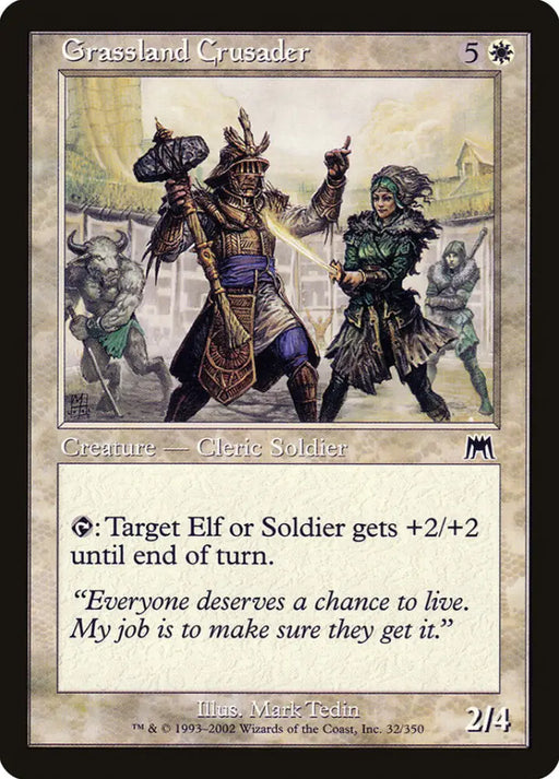 Grassland Crusader [Onslaught] - MTG Single