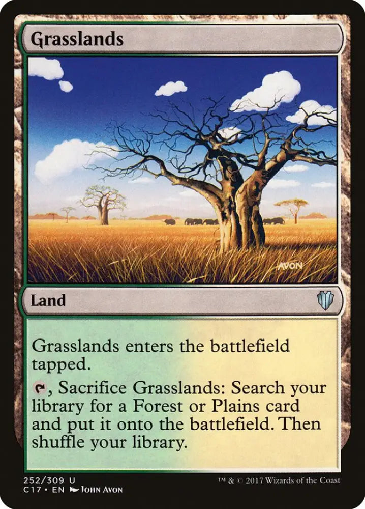 Grasslands [Commander 2017] - MTG Single