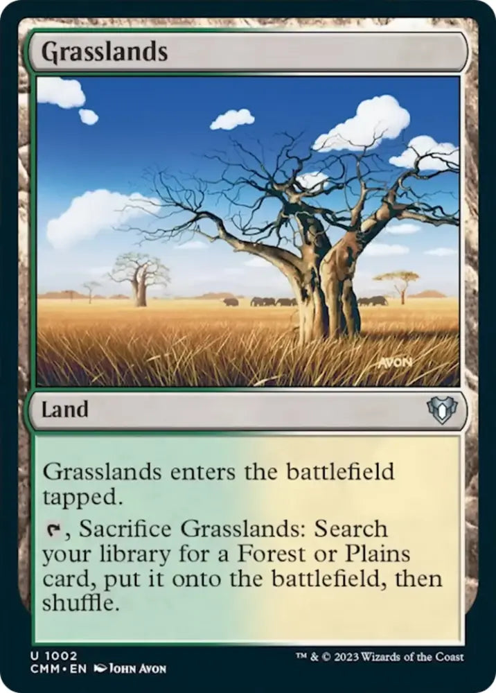 Grasslands [Commander Masters] - MTG Single