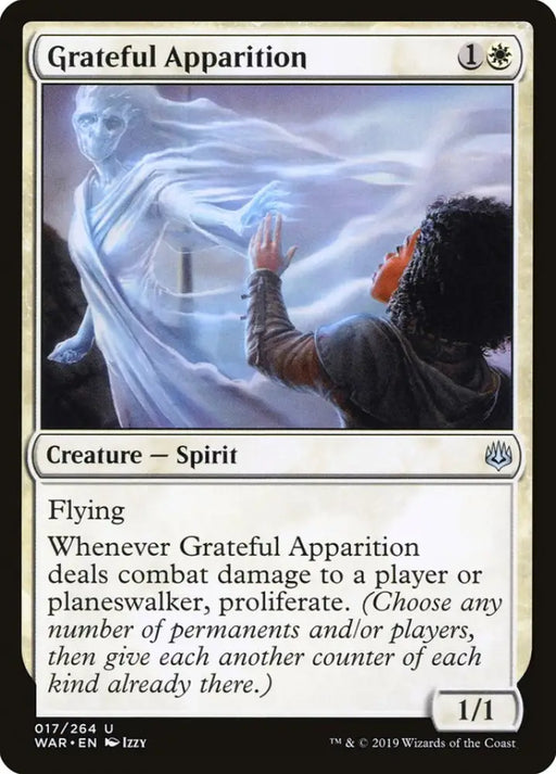 Grateful Apparition [War of the Spark] - MTG Single