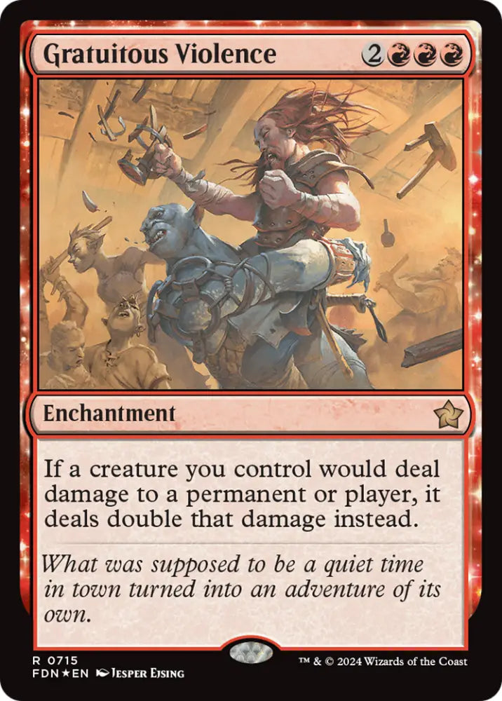 Gratuitous Violence [Foundations] - MTG Single