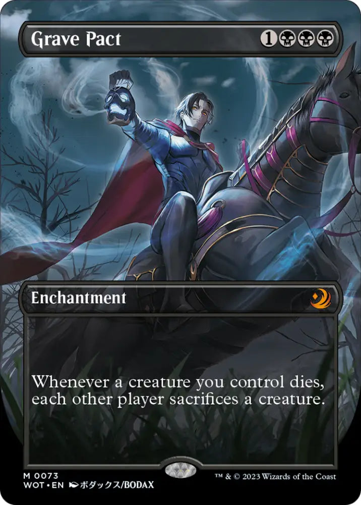 Grave Pact (Anime Borderless) [Wilds of Eldraine: Enchanting Tales] - MTG Single