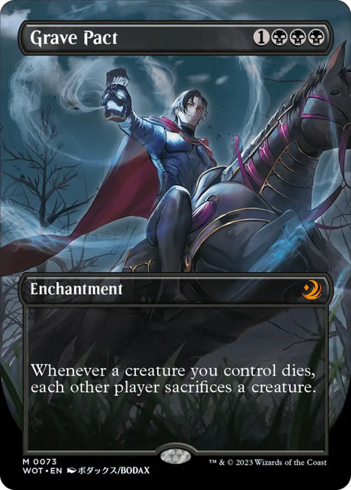 Grave Pact (Anime Borderless) [Wilds of Eldraine: Enchanting Tales] - MTG Single