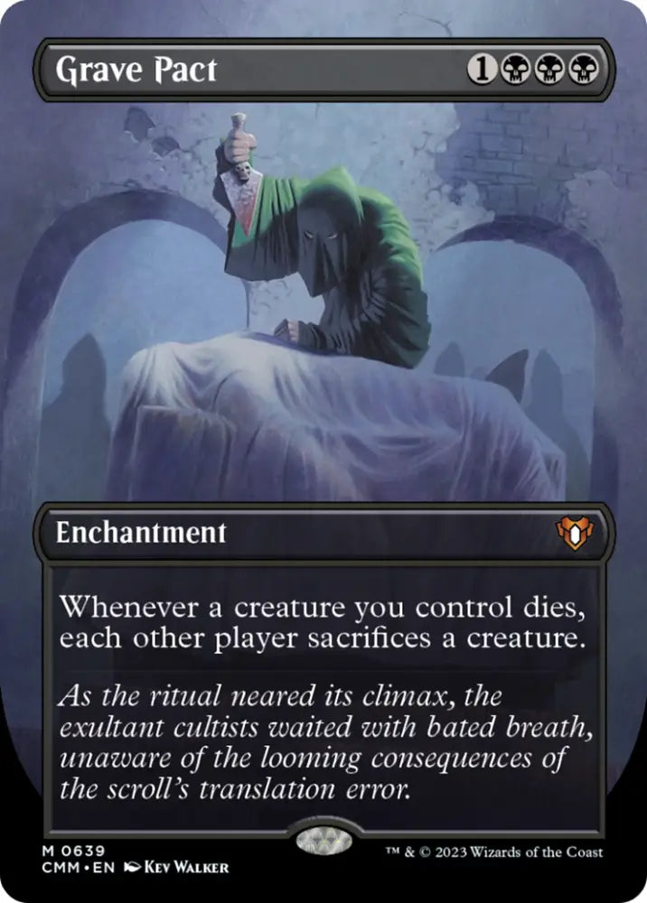 Grave Pact (Borderless Alternate Art) [Commander Masters] - MTG Single