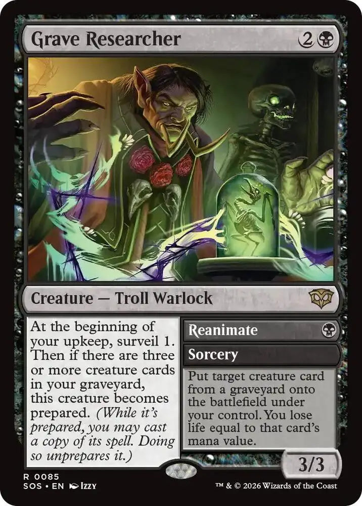 Grave Researcher (85) [Secrets of Strixhaven]