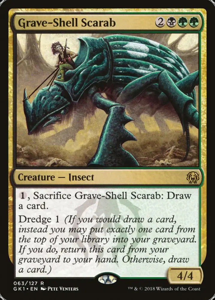 Grave-Shell Scarab [Guilds of Ravnica Guild Kit] - MTG Single
