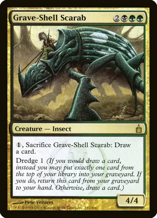 Grave-Shell Scarab [Ravnica: City of Guilds] - MTG Single