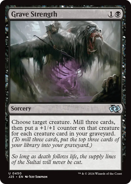 Grave Strength [Foundations Jumpstart] - MTG Single