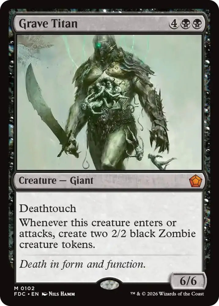 Grave Titan (102) [Foundations Commander]